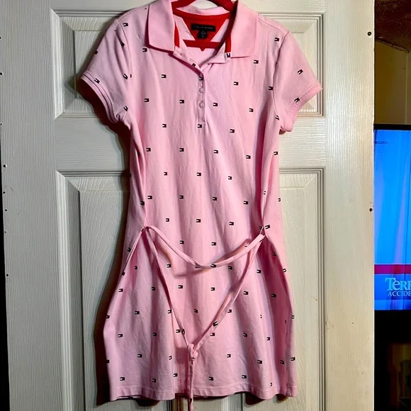 Tommy Hilfiger Dresses Light Pink Little Girl Dress Xl Size